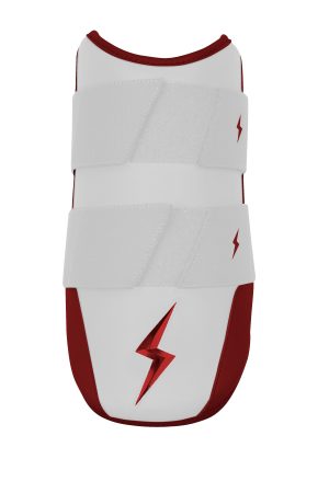 BRUCE BOLT PREMIUM PRO 9 Elbow Guard - CHROME MAROON
