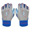 Creator Series Short Cuff Batting Gloves - OUTMAN SILVER