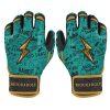 Limited Edition King of JUCO Short Cuff Batting Gloves - Mint/Black