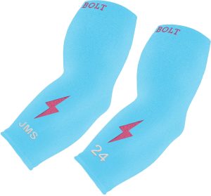 Personalized BRUCE BOLT Graduated Compression Premium 3/4 Arm Sleeve - MAX CLARK