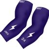 Personalized BRUCE BOLT Graduated Compression Premium 3/4 Arm Sleeve - PURPLE