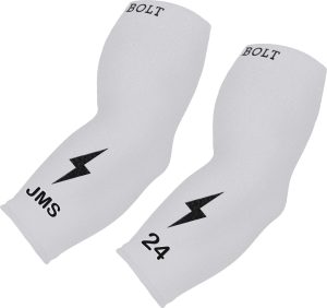 Personalized Graduated Compression Premium 3/4 Arm Sleeve - White