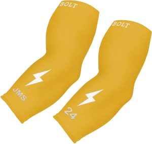 Personalized Graduated Compression Premium 3/4 Arm Sleeve - Yellow