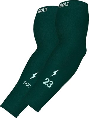 Personalized BRUCE BOLT Graduated Compression Premium Arm Sleeve - GREEN