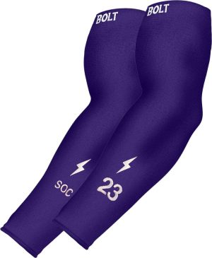 Personalized Graduated Compression Premium Arm Sleeve - Purple