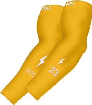 Personalized Graduated Compression Premium Arm Sleeve - Yellow