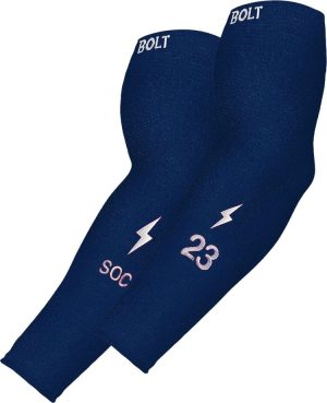 Personalized Graduated Compression Premium Arm Sleeve - Navy