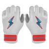 Bear Series Short Cuff Batting Gloves - Miami White