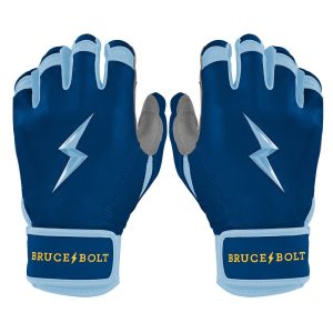 Bear Series Short Cuff Batting Gloves - Tampa Blue