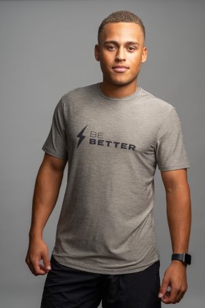 SuperSoft BE BETTER Short Sleeve Shirt - Grey