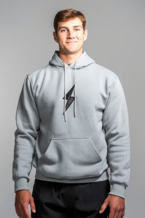 BOLT Hoodie - Grey/Black Bolt