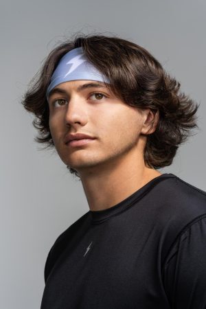 Performance Wide Headband - Grey