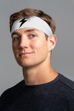 Performance Wide Headband - White