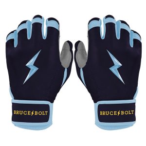 Bear Series Short Cuff Batting Gloves - Tampa Blue