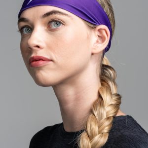 Performance Wide Headband - Purple