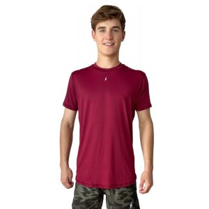 Performance Short Sleeve Shirt - Maroon