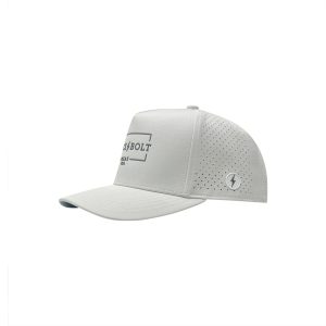 BRUCE BOLT Standard Snapback Hat - White